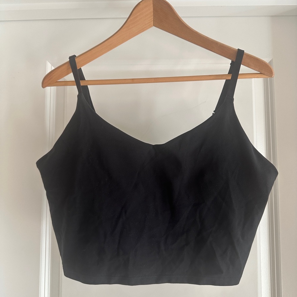 Athleta cropped bra top XL